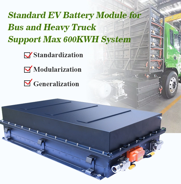 Cts ha personalizzato la batteria 150kwh 200kwh, litio elettrico Ion Battery 600V 650V, litio Ion Battery di EV del camion per il bus elettrico