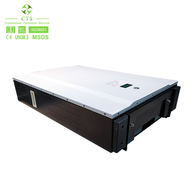 Batteria della parete di potenza della batteria del litio 200AH di CTS 5kwh 10kwh Lifepo4 48V Powerwall per il sistema di memorizzazione solare domestico