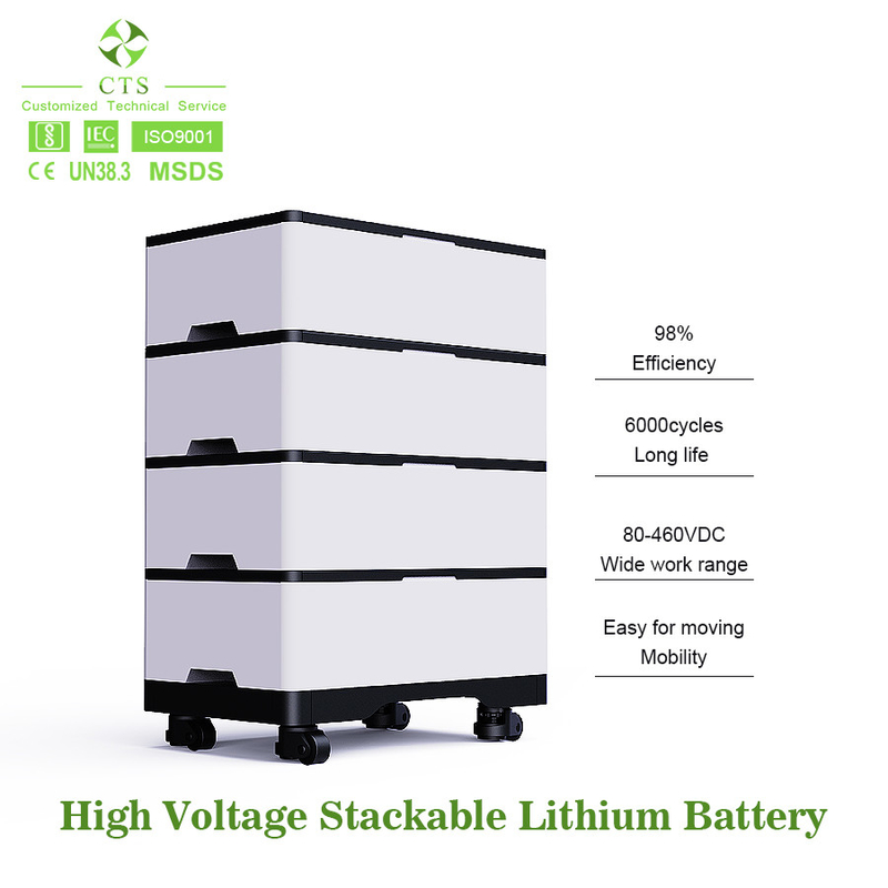 Batteria solare 10KW 20KW 48V 100Ah 200Ah Lifepo4 al litio di CTS per la casa